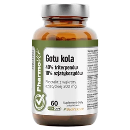 Gotu kola Clean Label kapsułki 