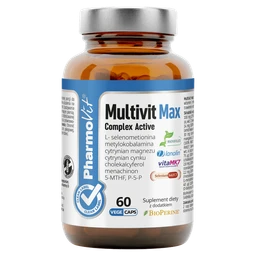 Multivit Max Complex Active Clean Label kapsułki 