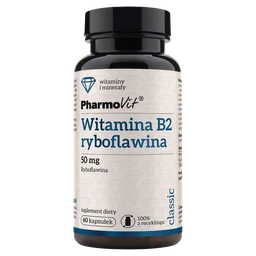 Witamina B2 Ryboflawina 50 mg kapsułki 