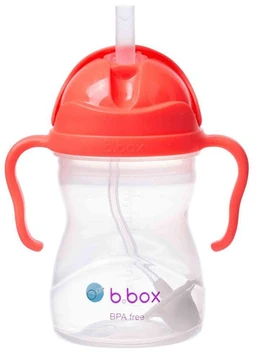 B.BOX, bidon ze słomką, Watermelon, 6 m+, 240 ml 