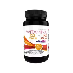 Akavit Witamina D3 2000 IU + K2 100 µg 50 µg+100 µg kapsułki 