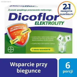 Dicoflor Elektrolity proszek o smaku bananowym 