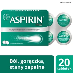 Aspirin Pro 500 mg tabletki powlekane 