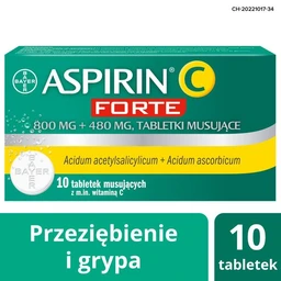 Aspirin C Forte 800 mg+480 mg tabletki musujące 