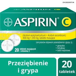 Aspirin C 400 mg+240 mg tabletki musujące 