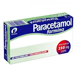 Paracetamol Farmina 250 mg czopki doodbytnicze 