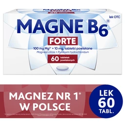 Magne B6 Forte 100 mg Mg 2+ + 10 mg tabletki powlekane 