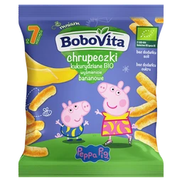 BoboVita Bio, chrupeczki kukurydziane bananowe 