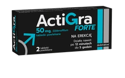 Actigra Forte 50 mg tabletki powlekane 