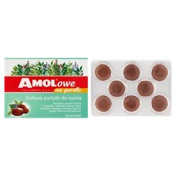 AMOLowe na gardło 60 mg + 50 mg + 2,5 mg pastylki do ssania 