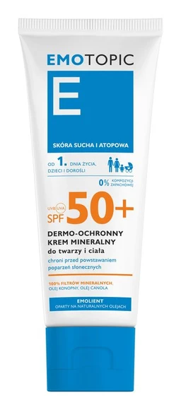 Pharmaceris E Emotopic, dermo-ochronny krem mineralny, SPF50 