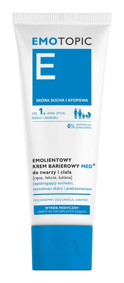 Pharmaceris E Emotopic, emolientowy krem barierowy do twarzy i ciała 