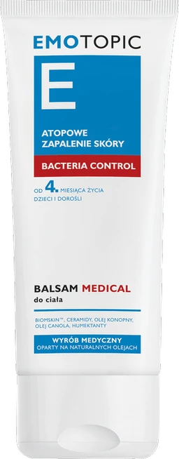 Emotopic Bacteria Control, balsam do ciała Medical 