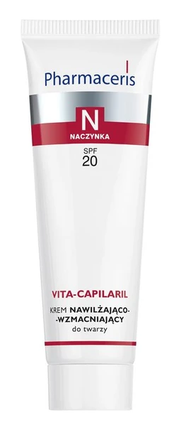 Pharmaceris N Vita-Capilaril, SPF 20, krem nawilżająco-wzmacniający do twarzy SPF20 