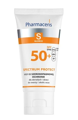 Pharmaceris S Spectrum Protect, krem o szerokopasmowej ochronie przed słońcem, SPF 50+ 