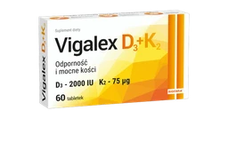 Vigalex D3+K2, tabletki 