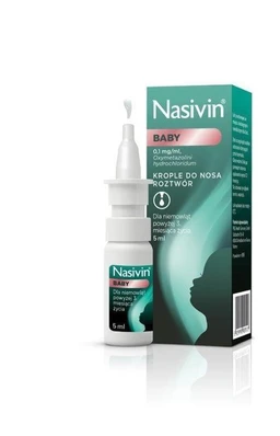 Nasivin Baby 0,1 mg/ml krople do nosa, roztwór 