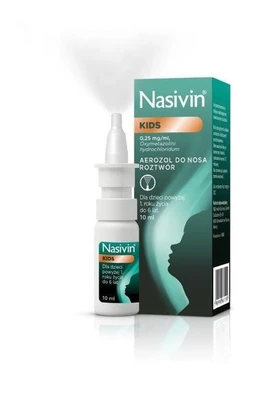 Nasivin Kids 0,25 mg/ml aerozol do nosa, roztwór 