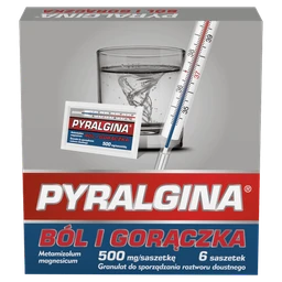 Pyralgina Ból i Gorączka 500 mg granulat do sporządzenia roztworu doustnego 