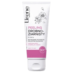 Lirene Drobnoziarnisty peeling do twarzy Róża 