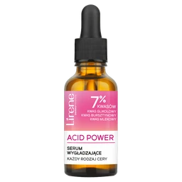 Lirene Acid Power serum do twarzy wygładzające Hydrolat z Róży Stulistnej 