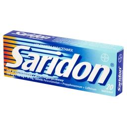 Saridon 250 mg+150 mg+50 mg tabletki 