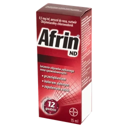 Afrin ND 0,5 mg/ml aerozol do nosa, roztwór 