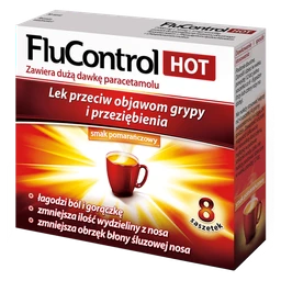 Flucontrol Hot 1000 mg+10 mg+4 mg proszek do sporządzenia roztworu doustnego 