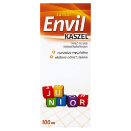 Envil kaszel Junior 15 mg/5 ml syrop 