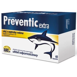 Preventic extra 500 mg+9,7 mg kapsułki 