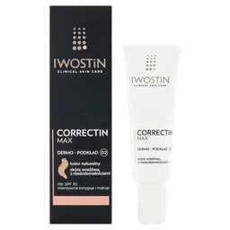 Iwostin Correctin Max, fluid mocno kryjący, odcień 02, SPF 30 