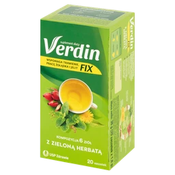 Verdin Fix z zieloną herbatą, suplement diety 