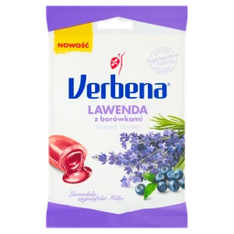 Verbena, cukierki ziołowe, lawenda z borówkami 