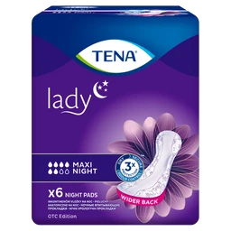 Tena Lady Maxi Night, wkładki anatomiczne 