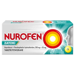 Nurofen Zatoki 200 mg+30 mg tabletki powlekane 