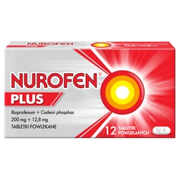 Nurofen Plus 200 mg + 12,8 mg tabletki powlekane 