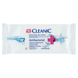 Cleanic Antibacterial, chusteczki odświeżające 