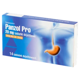 Panzol Pro 20 mg tabletki dojelitowe 