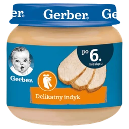 Gerber delikatny indyk dla niemowląt po 6 miesiącu 