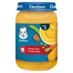 Gerber 6m Zupka Jarzynowa z cielęciną 