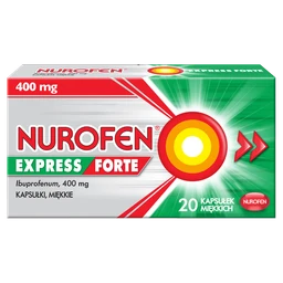 Nurofen Express Forte 400 mg kapsułki miękkie 