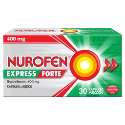Nurofen Express Forte 400 mg kapsułki miękkie 