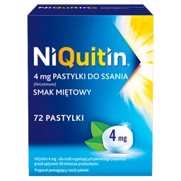 Niquitin 4 mg pastylki do ssania 