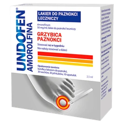 Undofen Amorolfina 50 mg/ml lakier do paznokci, leczniczy 