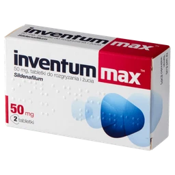 Inventum Max 50 mg tabletki do rozgryzania i żucia 