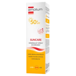 Emolium Suncare, mineralny spray ochronny SPF 50+ 