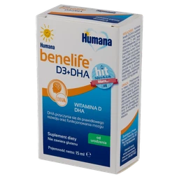 Humana benelife D3+DHA krople doustne 