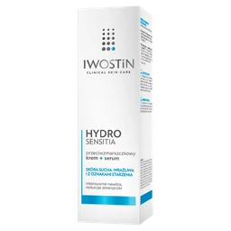 Iwostin Hydro Sensitia, przeciwzmarszczkowy krem + serum 