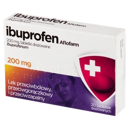 Ibuprofen Aflofarm 200 mg tabletki drażowane 