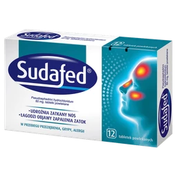 Sudafed 60 mg tabletki powlekane 